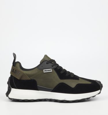 Bellay 1 Faux Nubuck / Faux Suede Sneakers - Olive