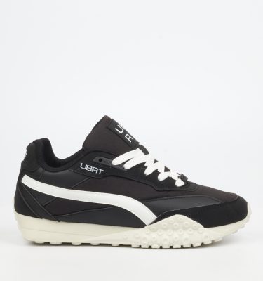 Cloud 1 Faux Nubuck / Lycra Sneakers - Black