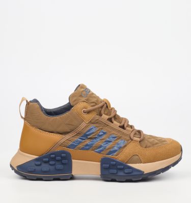 Palaid 13 Faux Nubuck / Lycra Sneakers - Tan