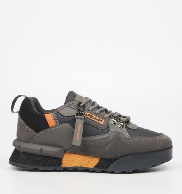 Play 1 Faux Nubuck / Mesh Sneakers - Grey