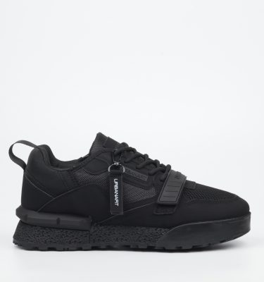 Play 2 Faux Nubuck / Mesh Sneakers - Black