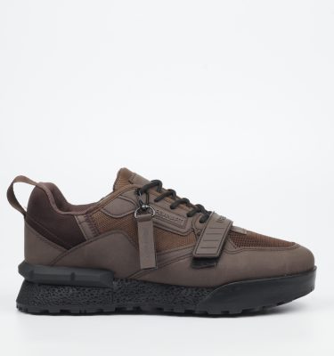 Play 2 Faux Nubuck / Mesh Sneakers - Chocolate