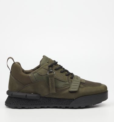 Play 2 Faux Nubuck / Mesh Sneakers - Olive