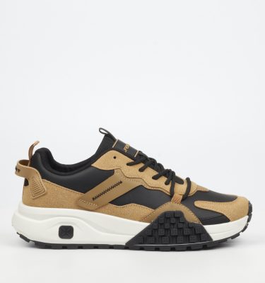 Redo 4 Faux Nubuck / Faux Wax Sneakers - Taupe